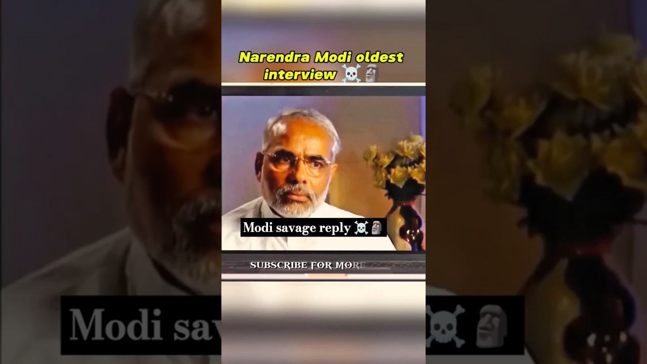 Narendra Modi oldest interview ☠️🗿 #shorts
