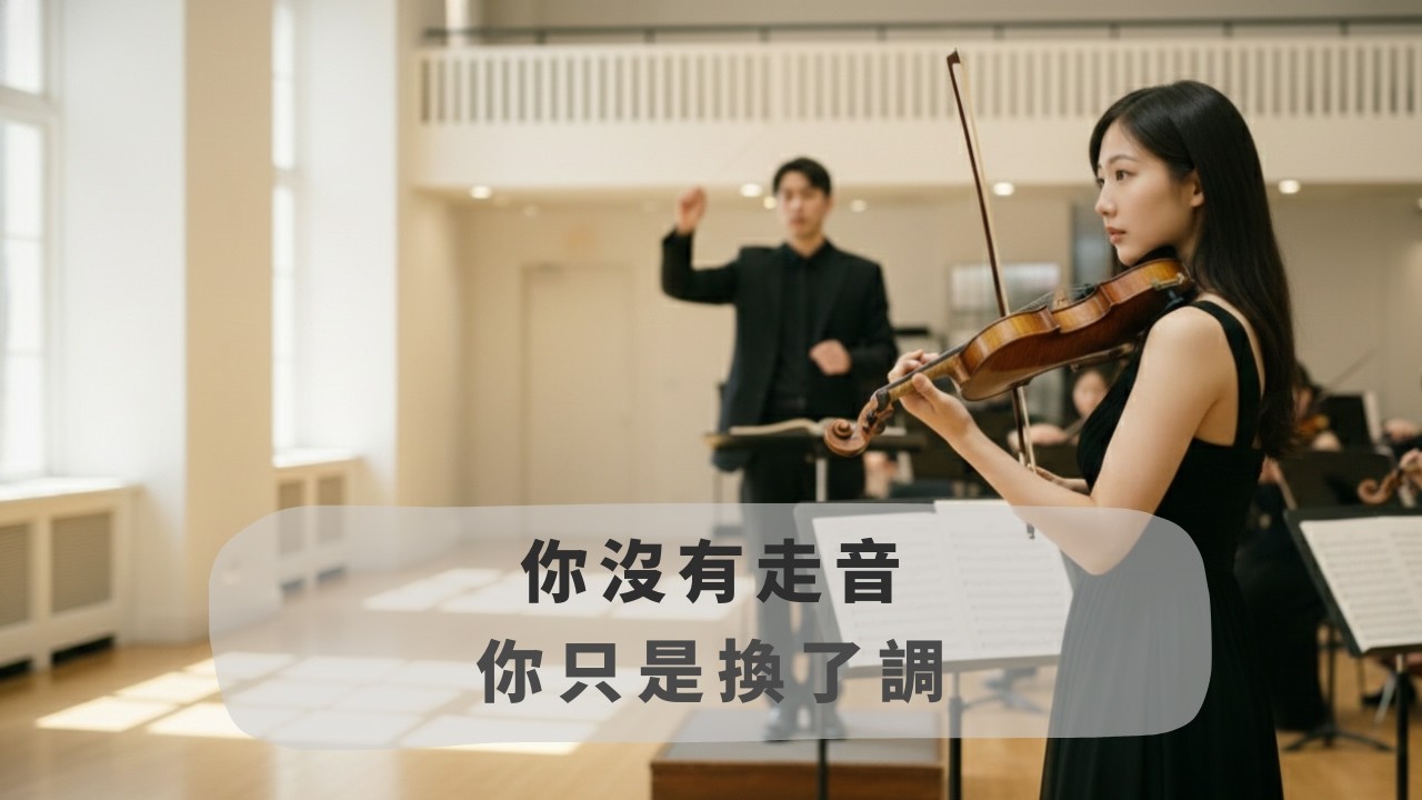 你沒有走音｜你只是換了調