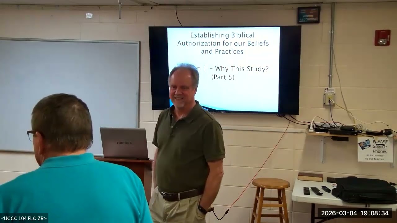 UCCC 7:15pm - How to Establish & Apply Biblical Authority - Mike Lord
