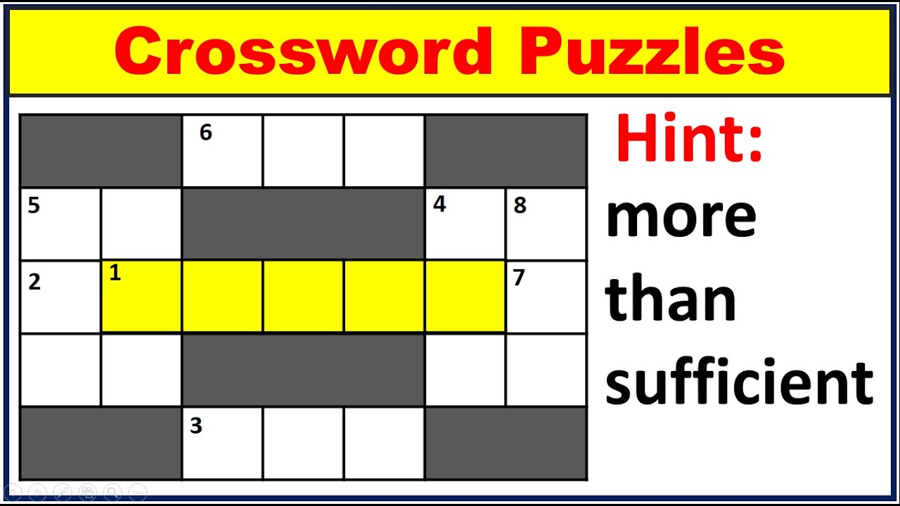 Crossword Puzzles-52 |  Don't miss to solve puzzle today | Crossword Puzzle for Beginner
