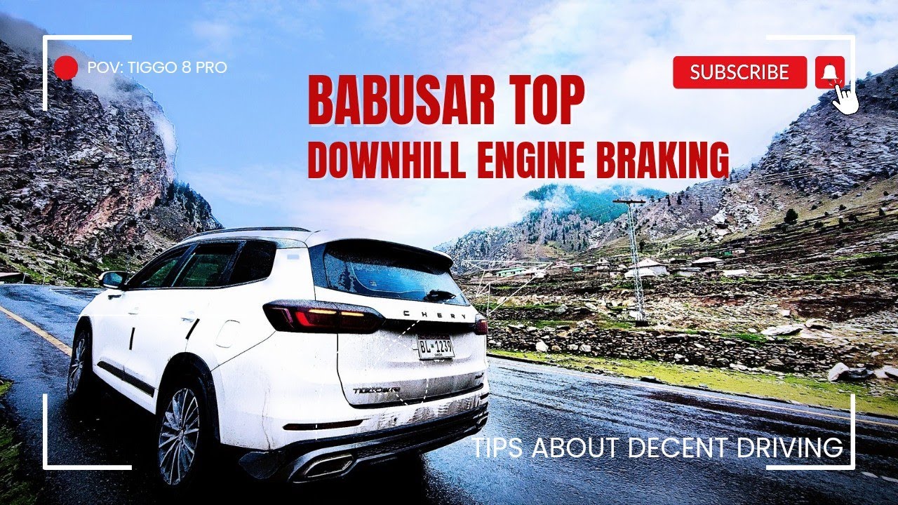 POV: Driving Downhill from Babusar Top to Skardu | Chery Tiggo 8 Pro Road Trip 🔥#tiggo8pro #gearbox