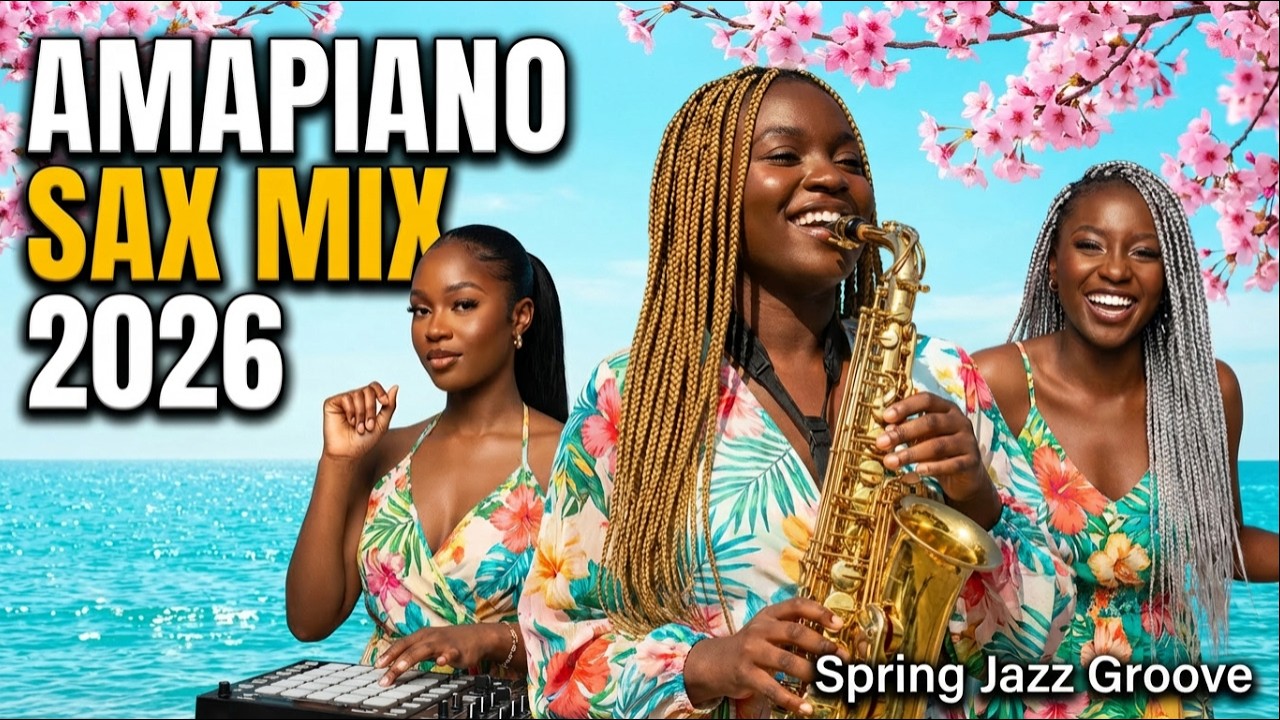 Spring Jazz 2026 | Emotional Afrobeat Saxophone Mix [106 BPM] Sakura Soul