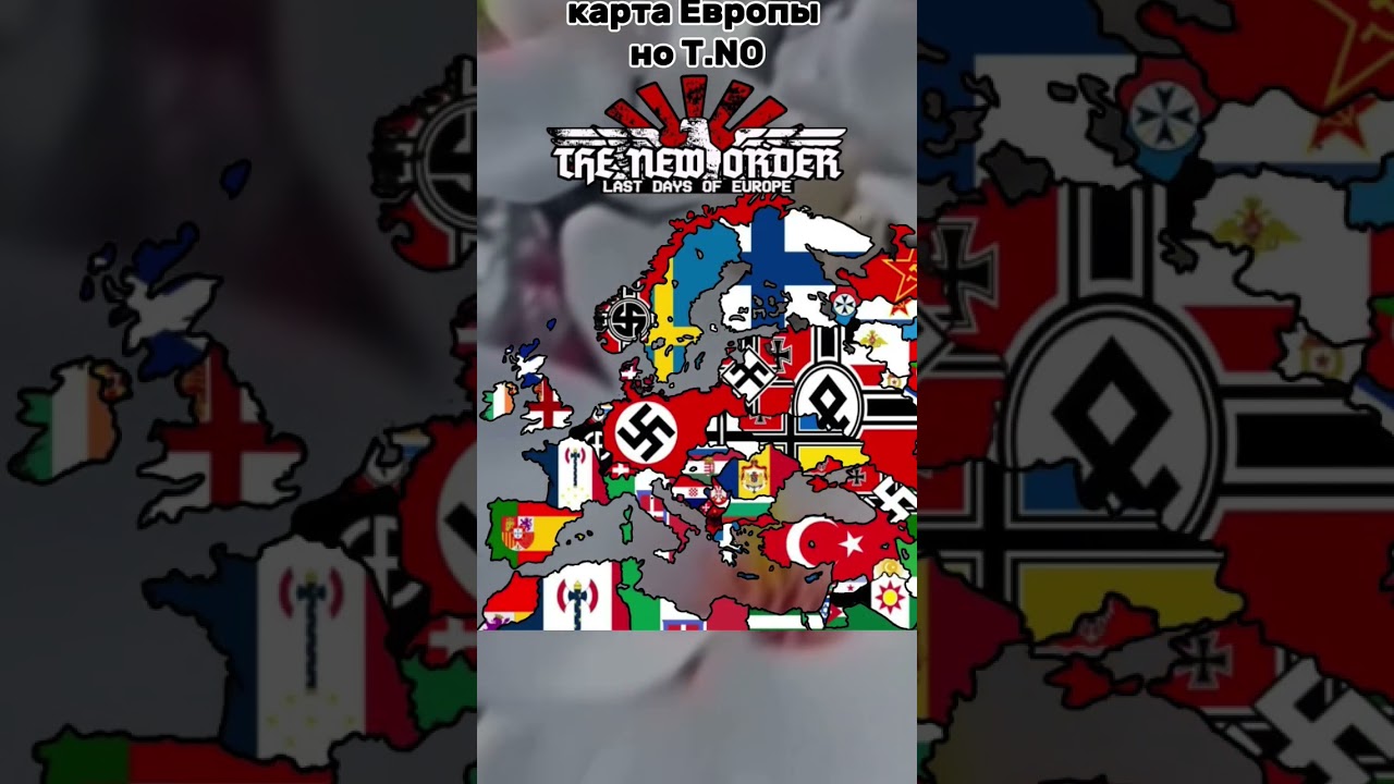 map The new order (mod hoi4) #europe #geographythroughmaps #edit