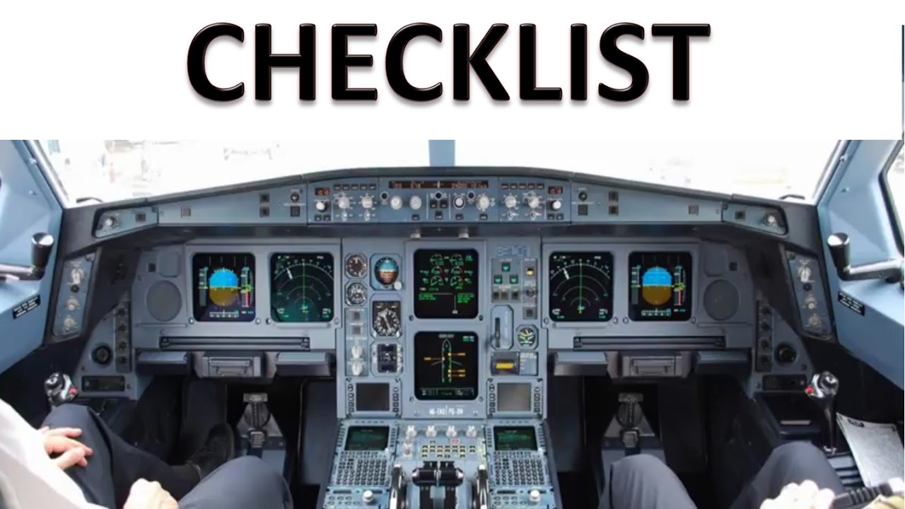 Hướng dẫn kiểm tra an toàn bay (làm checklist khi bay)