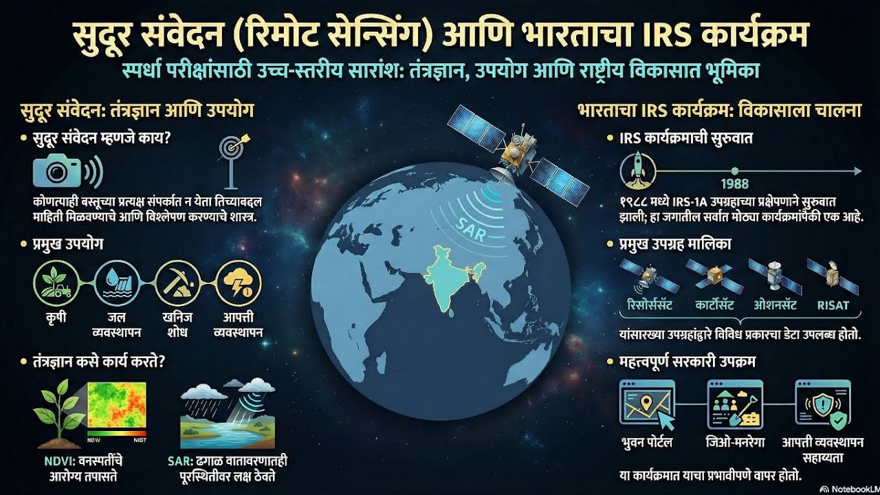 Remote Sensing & IRS Programme Explained | UPSC GS-3 | Current Affairs 2026