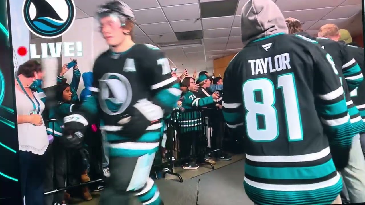 San Jose Sharks versus the Calgary Flames  video opening December 16, 2025