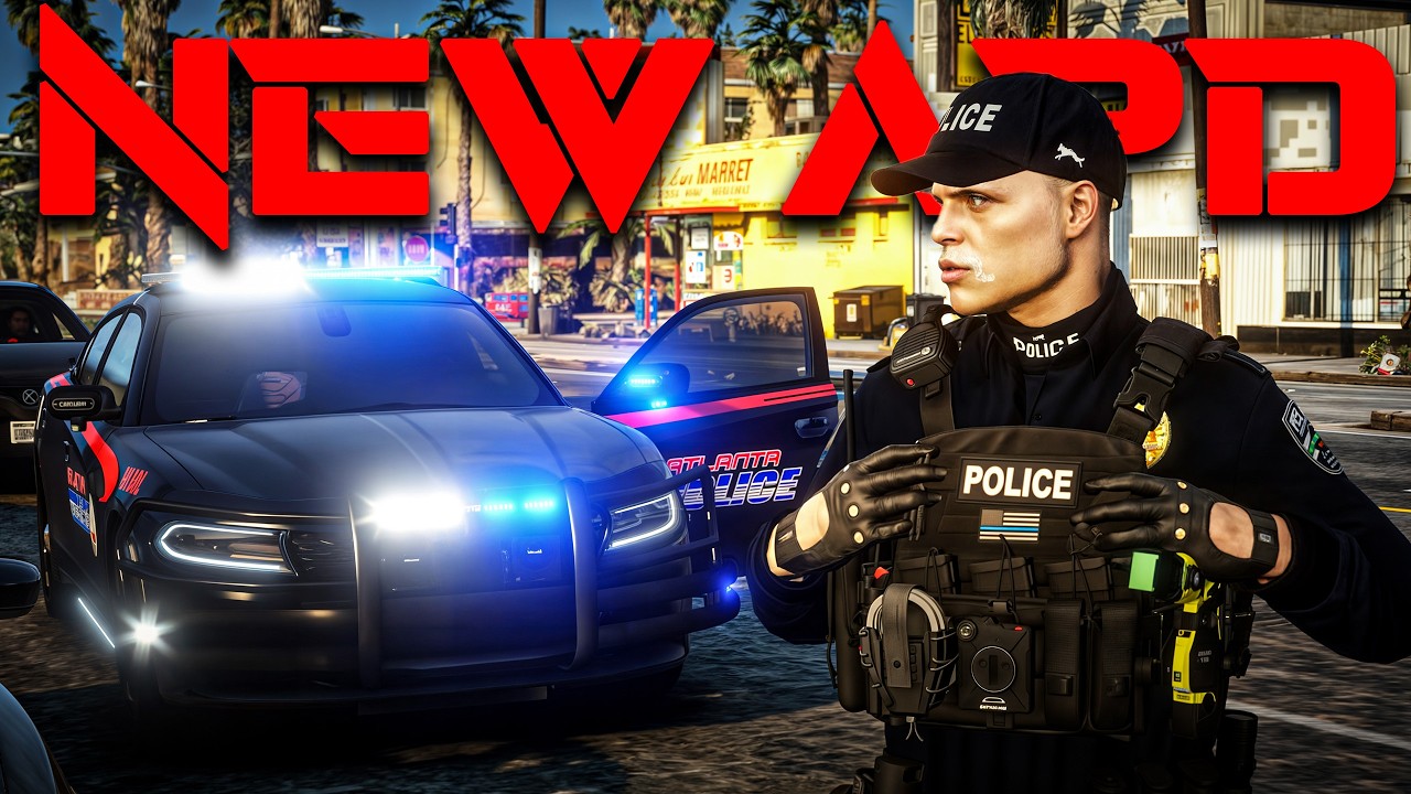 Patroling in the NEW APD Charger in GTA 5 RP