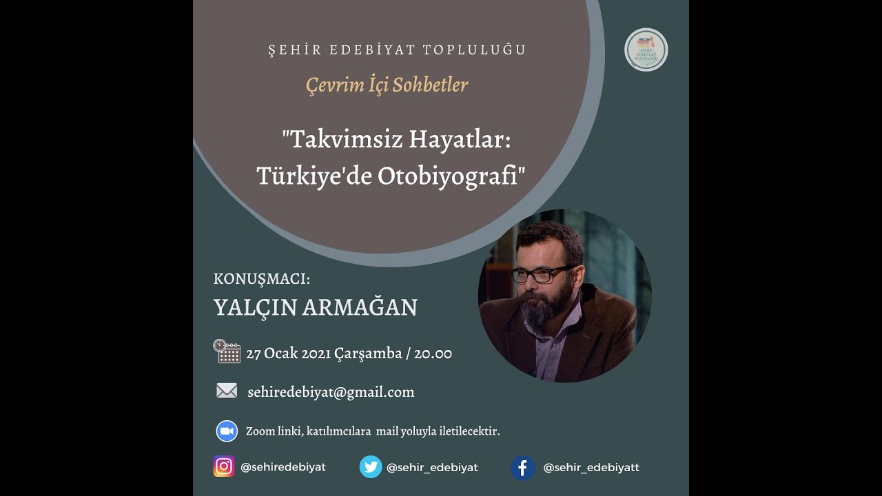 Takvimsiz Hayatlar: Türkiye'de Otobiyografi by Yalçın Armağan