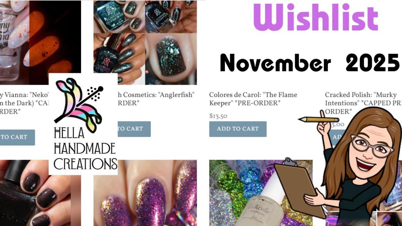 My Top 17 from Hella Handmade Creations for November 2025!