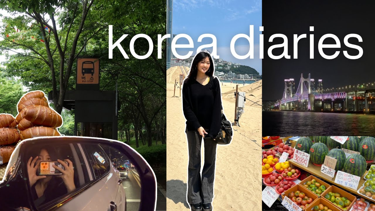 KOREA DIARIES // traveling, shopping, & eating in busan/ulsan ⋆｡ﾟ🌊｡