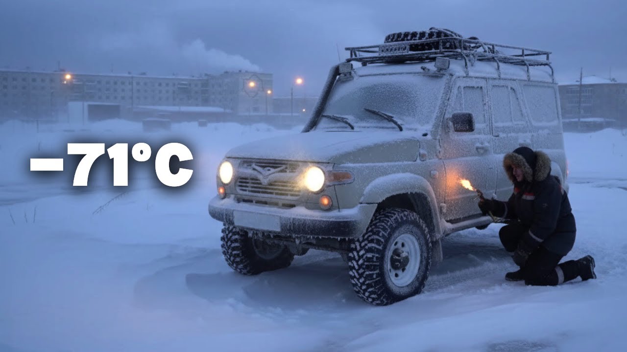 Como Dirigimos Um Carro a –71°C | Yakutia, Sibéria