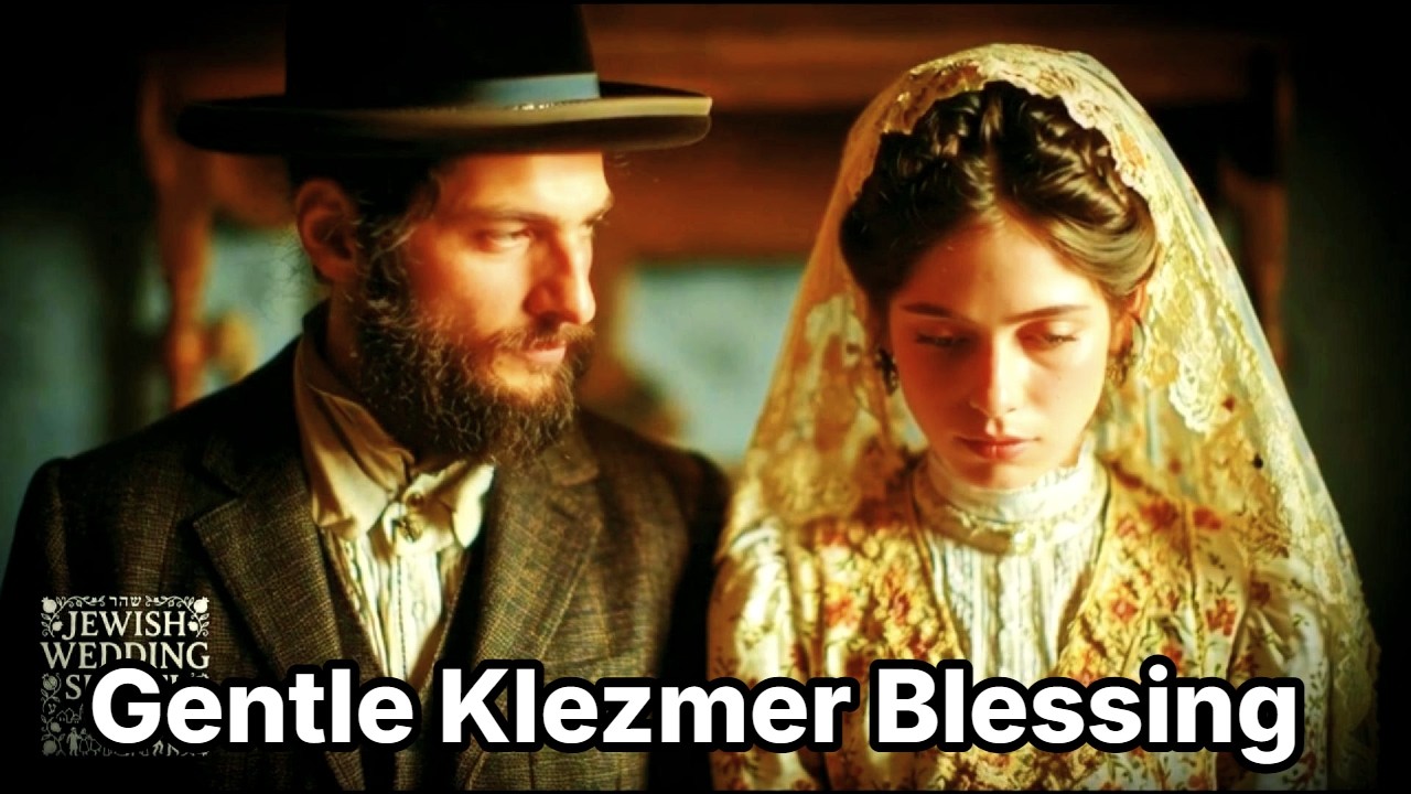 Mazal Tov in the Shtetl: Gentle Klezmer blessing played at a wooden chuppah