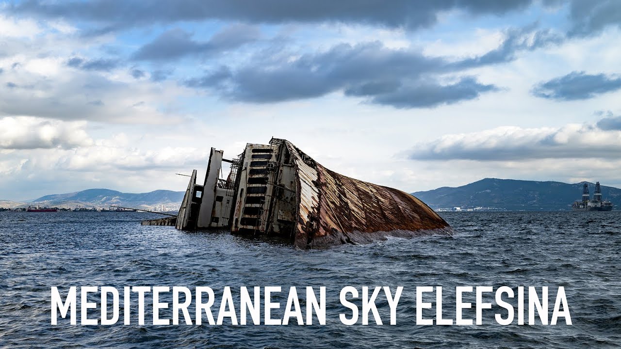 Mediterranean Sky Shipwreck Elefsina Greece 🇬🇷