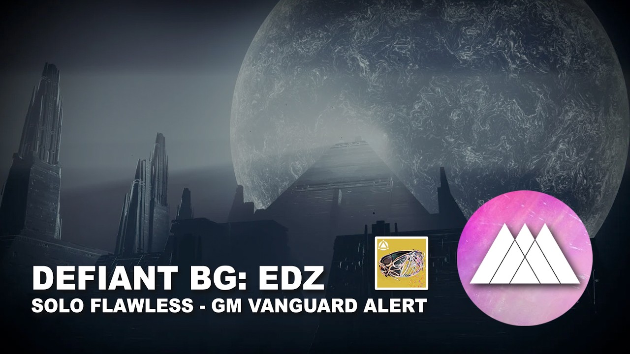 Solo Flawless Defiant EDZ - Vanguard Alert (Pris Warlock)