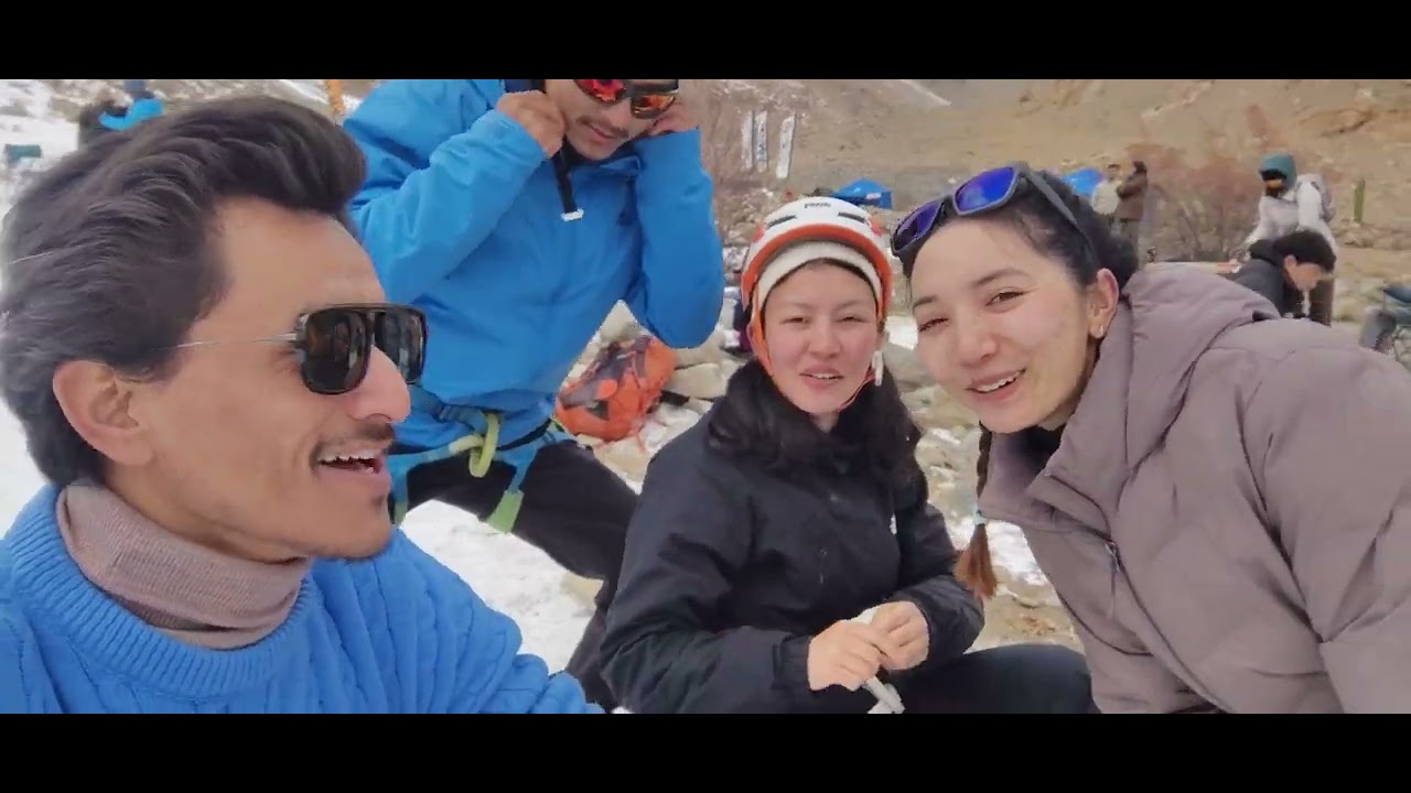 ice climbing