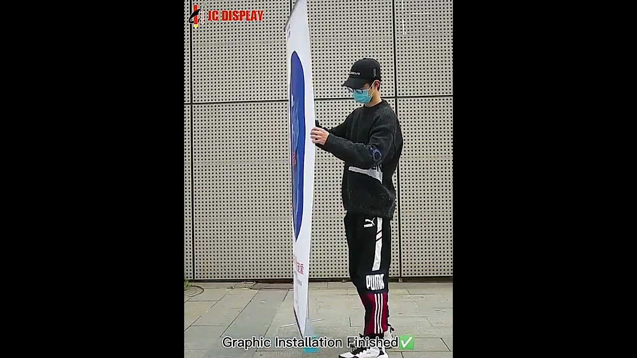 How to Install a roll up banner stand with graphic?