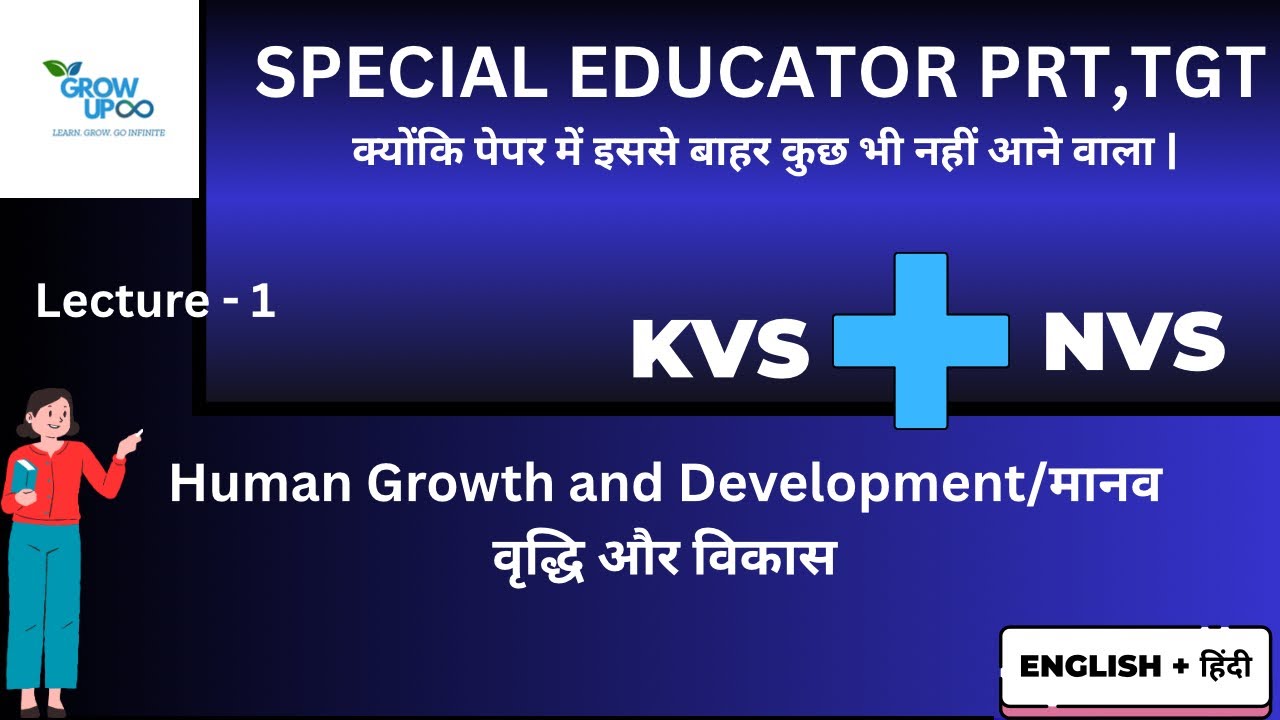 Human growth and development kvs specialeducator class 1