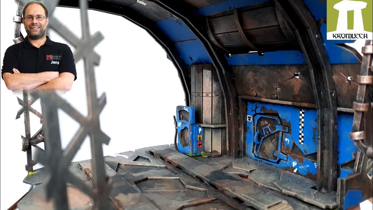 Wie bemale ich einen Ork Kustom Workshop von Kromlech für Tabletop Spiele - Bemal Tutorial