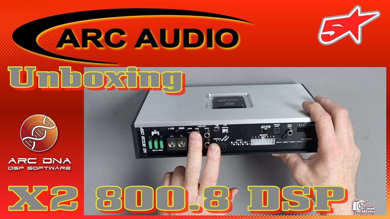 First look the new Arc Audio X2 800 8 DSP