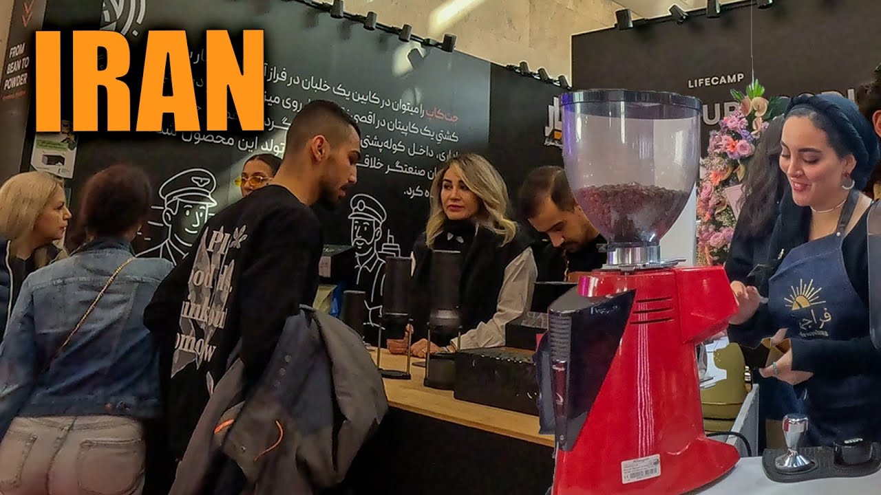 What IRAN Coffee Expo Actually Looks Like?! Walking Tour in Iran