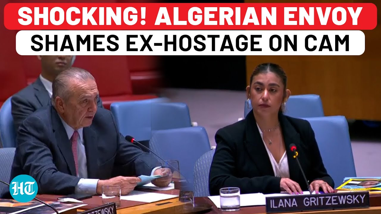 Unexpected Scenes At UNSC: Algeria Envoy Slams Ex-Hostage In Presence Of Israel Ambassador | Watch