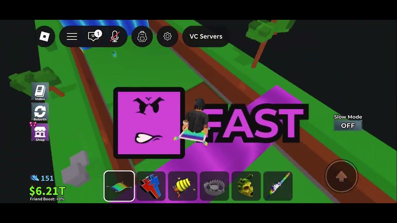 Playing Steal a Brainrot