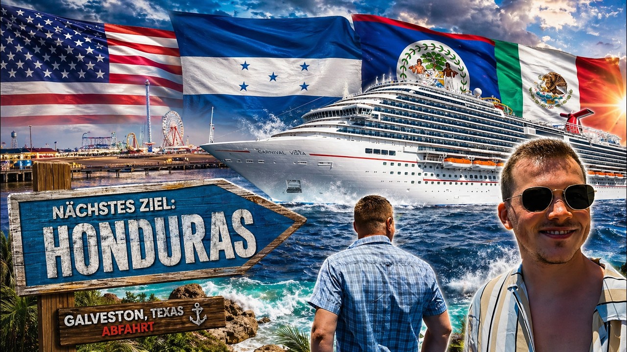 Es geht los, auf dem Meer nach Honduras I #carnivalcruise Vlog 1