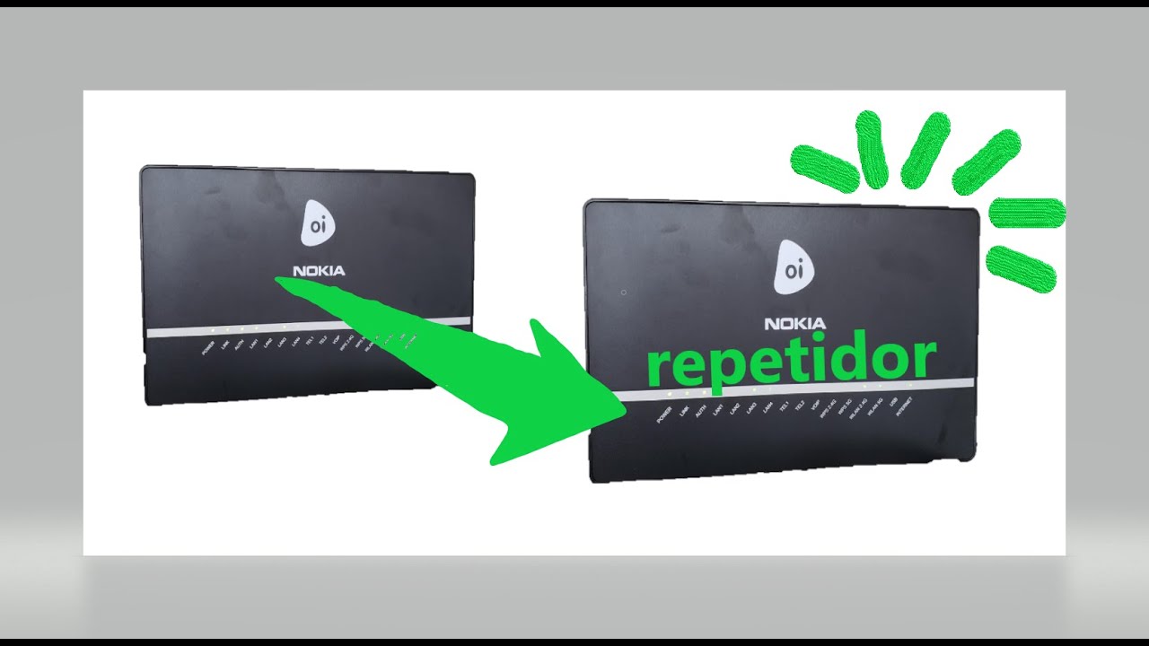 Transformar Roteador oi Nokia fibra como repetidor