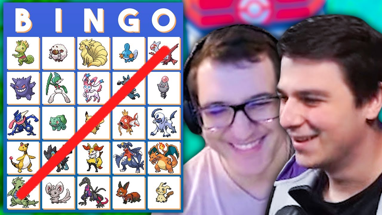 Pokedex Bingo Race with over 900 Pokemon vs Shenanagans