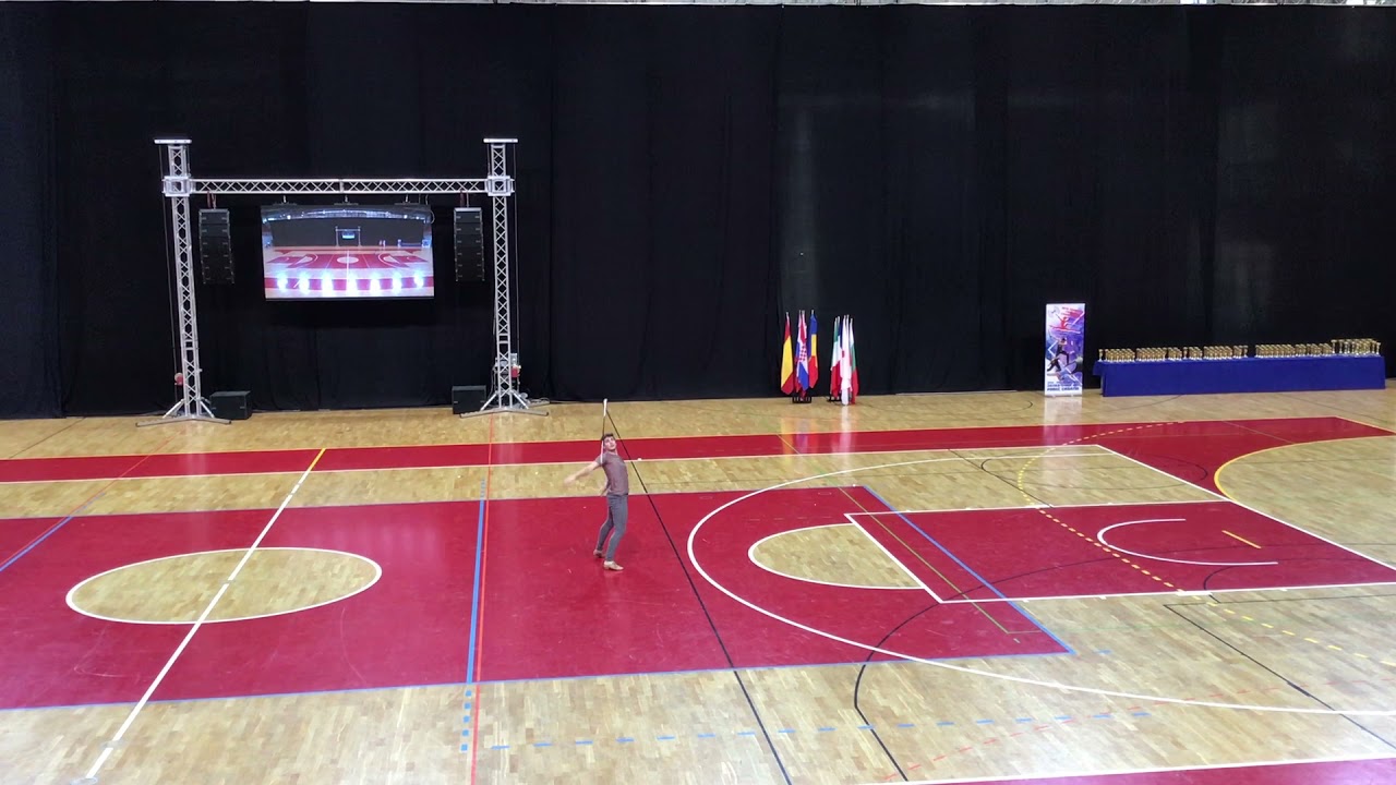 NBTA Europe Twirling Championships 2021 - Porec - RHYTHMIC TWIRL Senior Boy -Benjamin Ilicic-Croatia