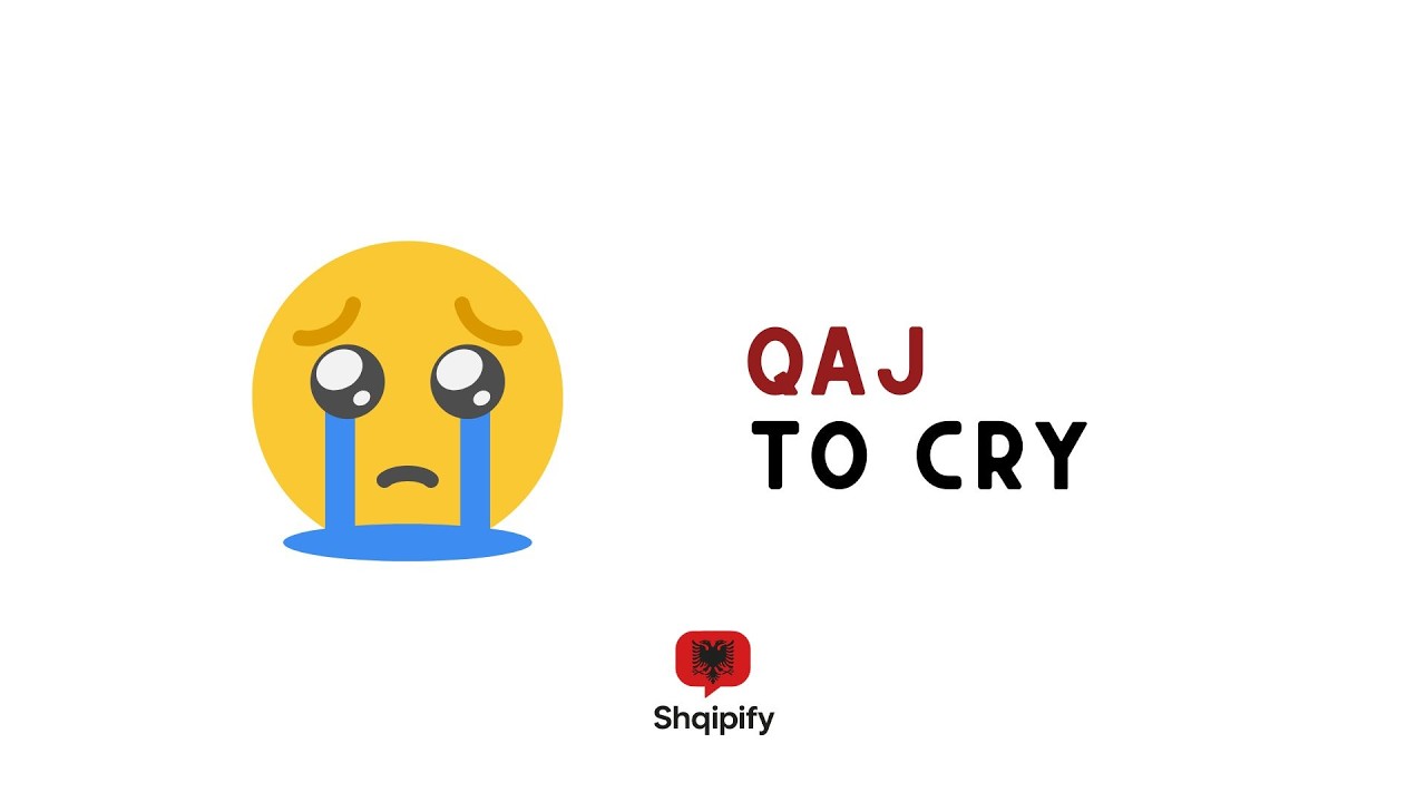 Learn Albanian Verb “Qaj” | Present & Future Tense + Example Sentences
