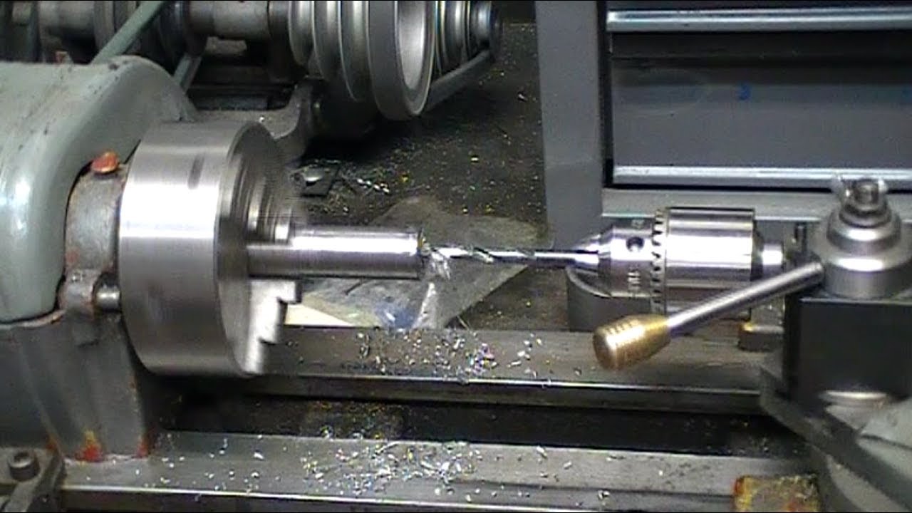 TIP: Drilling Deep Holes With A Little Lathe