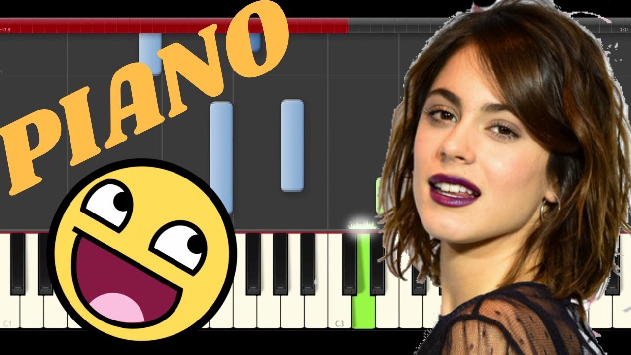 TINI  Greeicy 22 Piano Cover Midi tutorial Sheet app  Karaoke