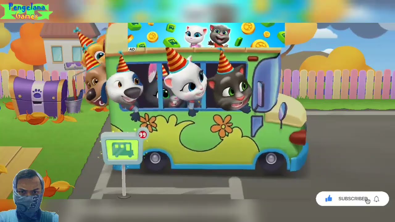 Game Kucing Lucu 😂 || My Talking Tom and friends || Anggela, Tom, Hank, Rabbit, Doggie, Cat 🐈🐇🐕