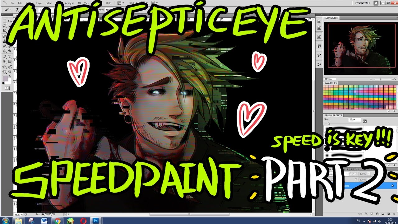 I'm not asleep anymore | ANTISEPTICEYE SPEEDPAINT PART 2