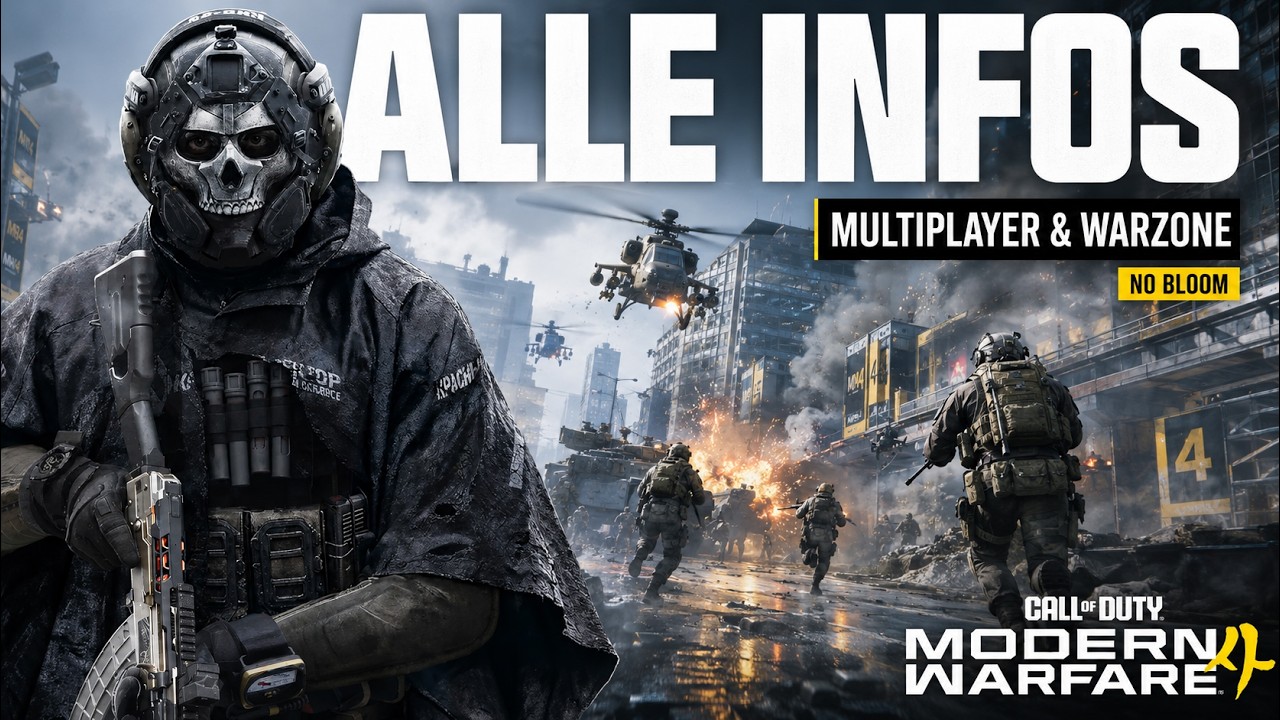 ALLE INFOS zum Multiplayer & Warzone in MW4 🚨 (Balistic Authority, Bloom, Gunny, Prestige & MEHR)