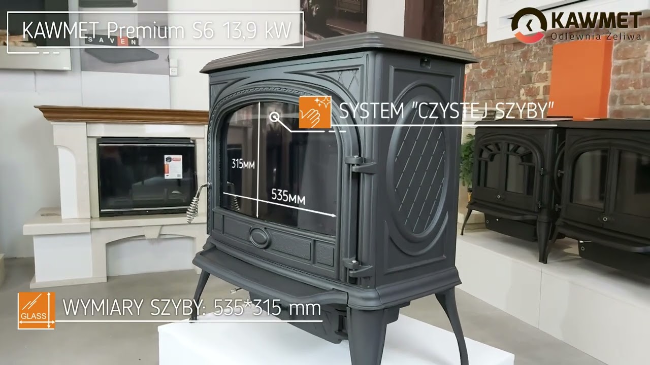 Extrakominki - Piecyk żeliwny Kawmet Premium SPHINX S6 ECO
