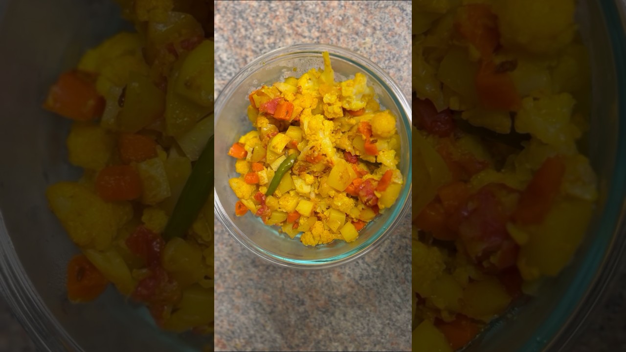 Ever tried cauliflower like this? #cauliflower #mixed #veggies #desi #food #desirecipes