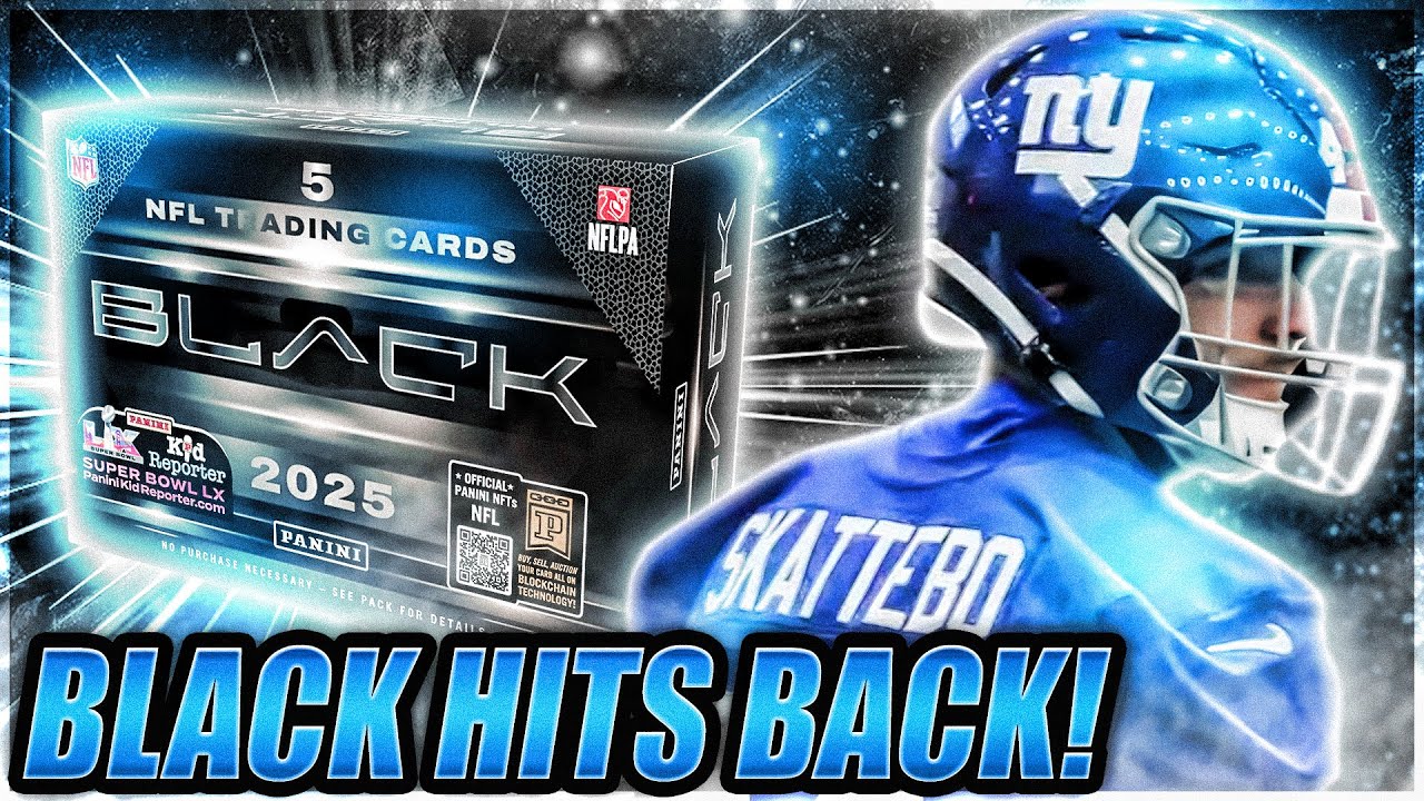 ЧЁРНЫЙ ОТВЕТ!!! | Обзор Panini Black NFL Hobby Box 2025