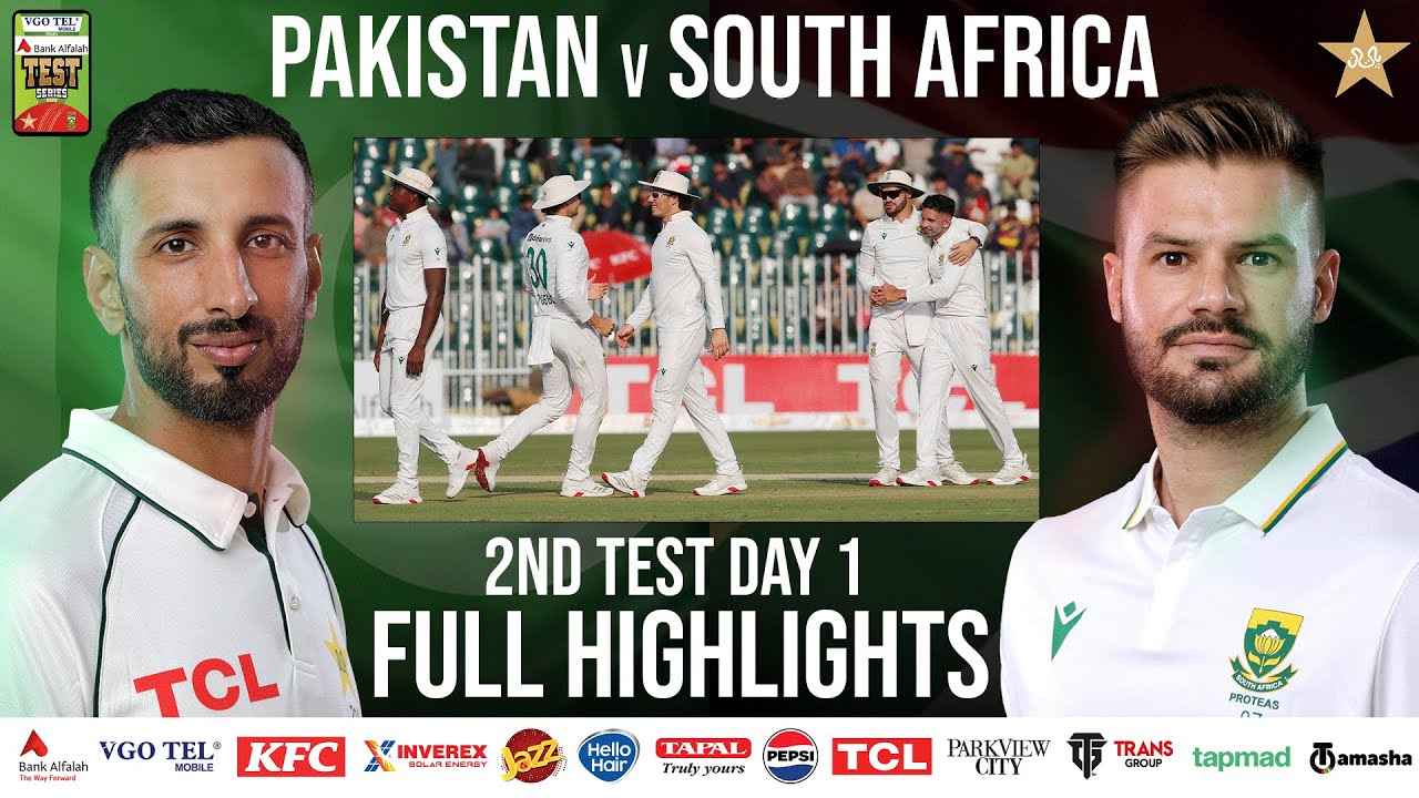 Full Highlights | Pakistan vs South Africa Test Series 2025 | 2nd Test Day 1 | PCB | M2R1U