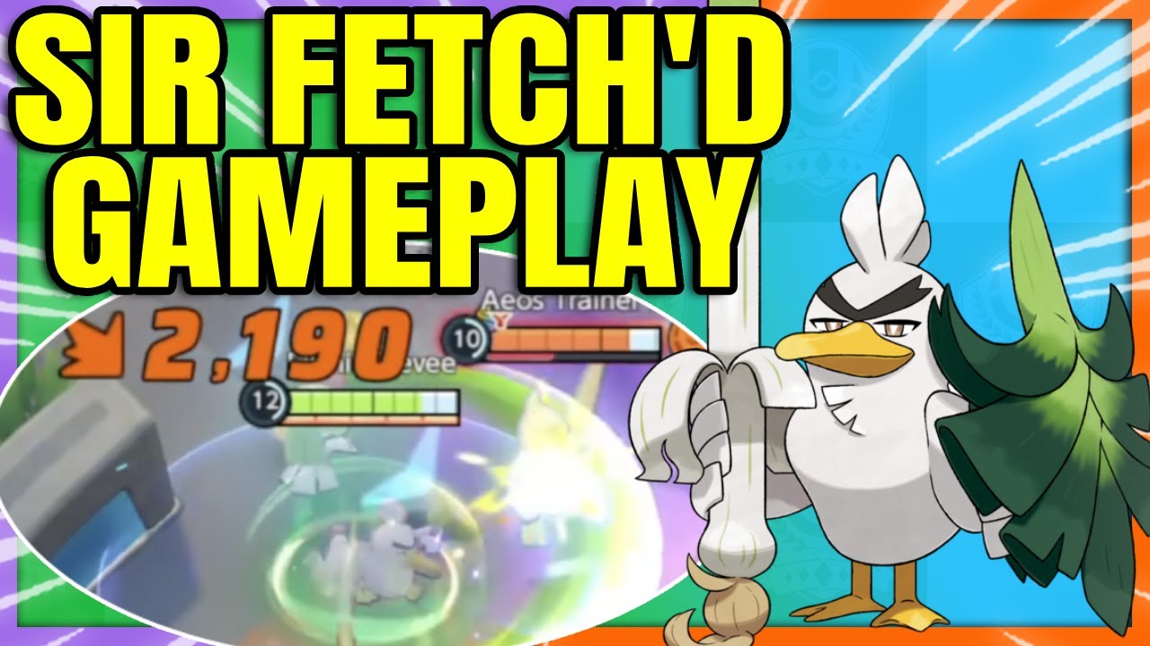 MOVES CAN CRIT?! SIR FETCH'D Gameplay | Pokemon Unite