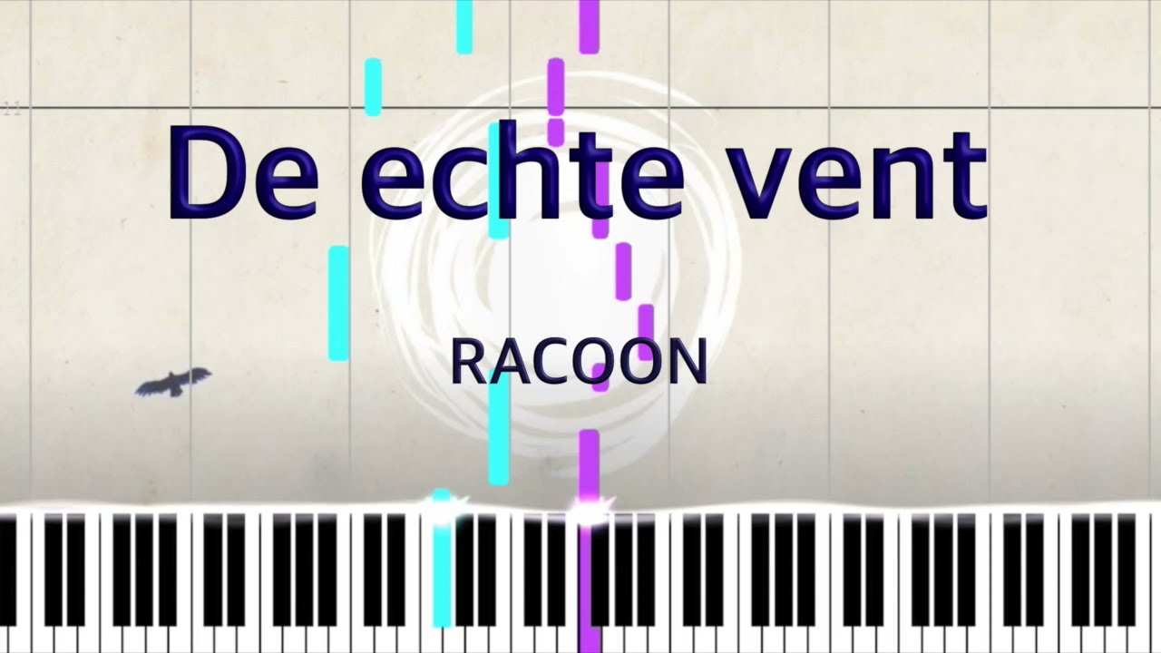 De echte vent Piano Tutorial - Racoon FREE SHEETS