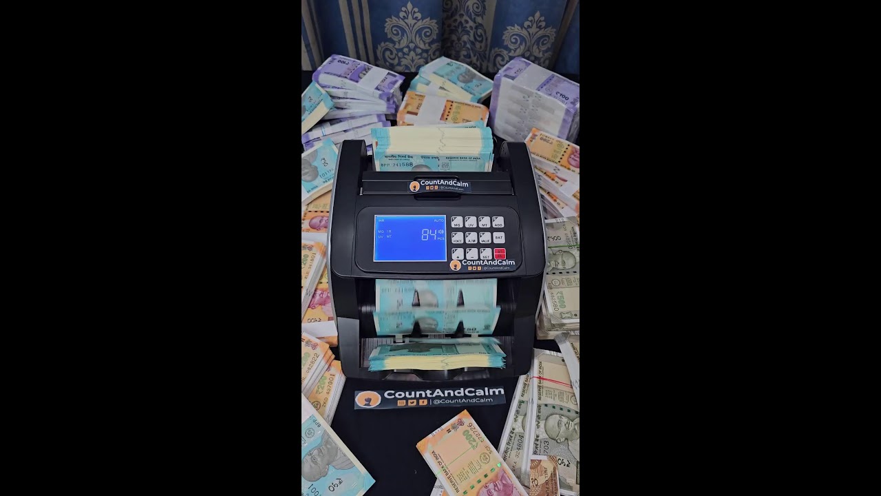 Money Counting Machine ASMR | No Music, No Talking &ndash; Just Satisfying Cash Sounds