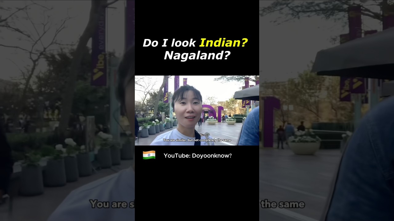 Do i look Indian? Like from Nagaland?🤔 #india #shorts