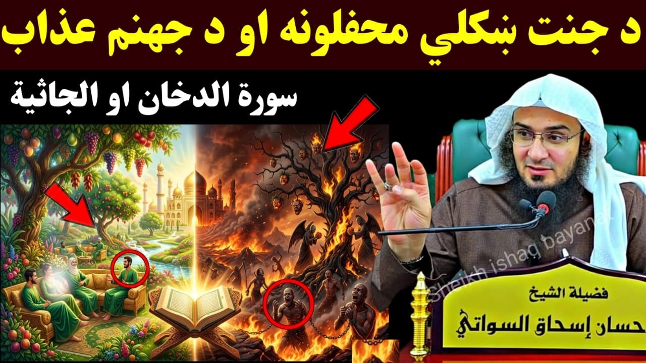 Paradise Gatherings vs Hellfire Punishment | A Powerful Warning from Surah Ad-Dukhan | Ishaq Swati