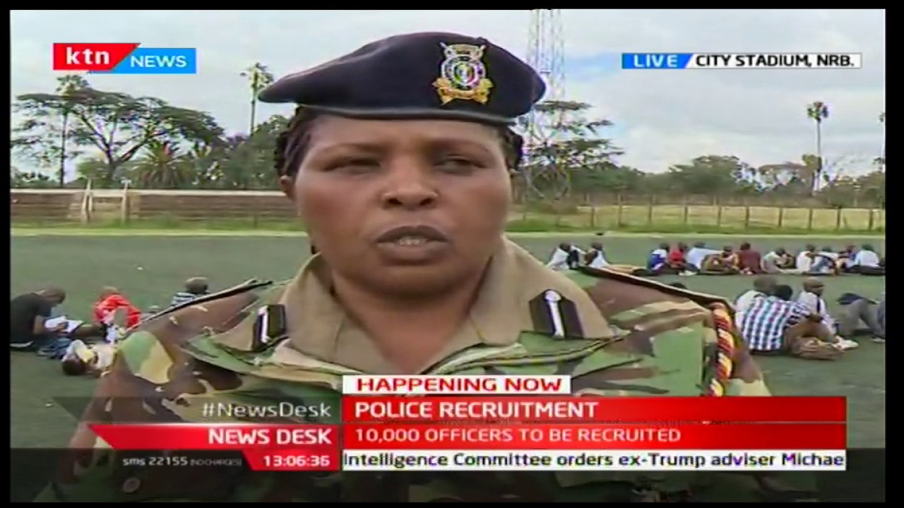 Kenya police commission begin recruitment of police officers