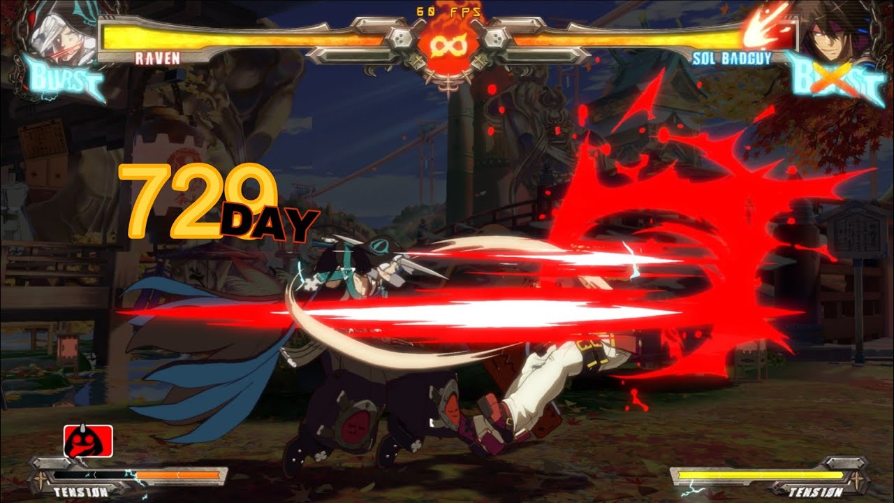 guilty gear every day until Raven is in strive (day 729)