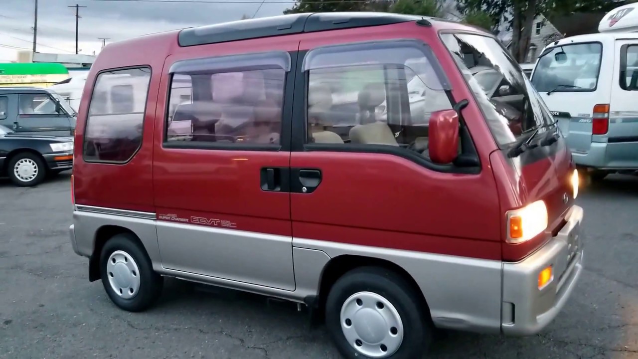 SOLD: SUBARU SAMBAR VAN TRY XV Superchanger ECVT 1991, KV4