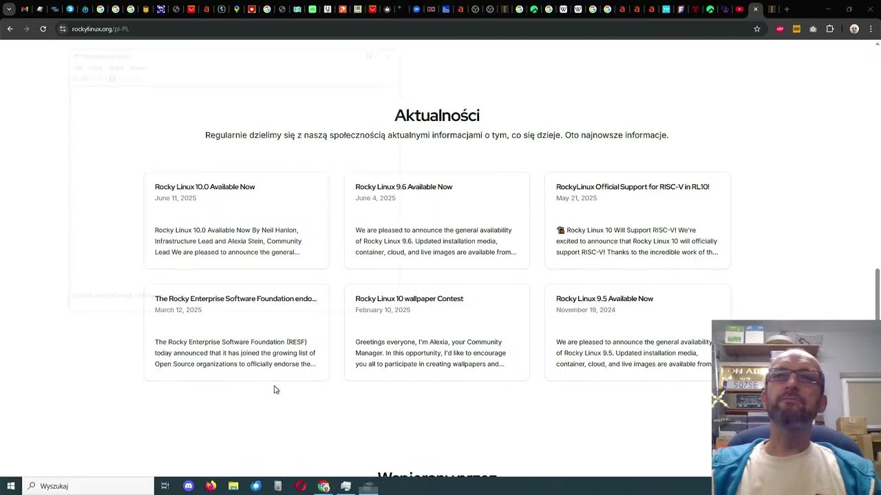 NA ŻYWO - instaluję Linuxa Rocky!