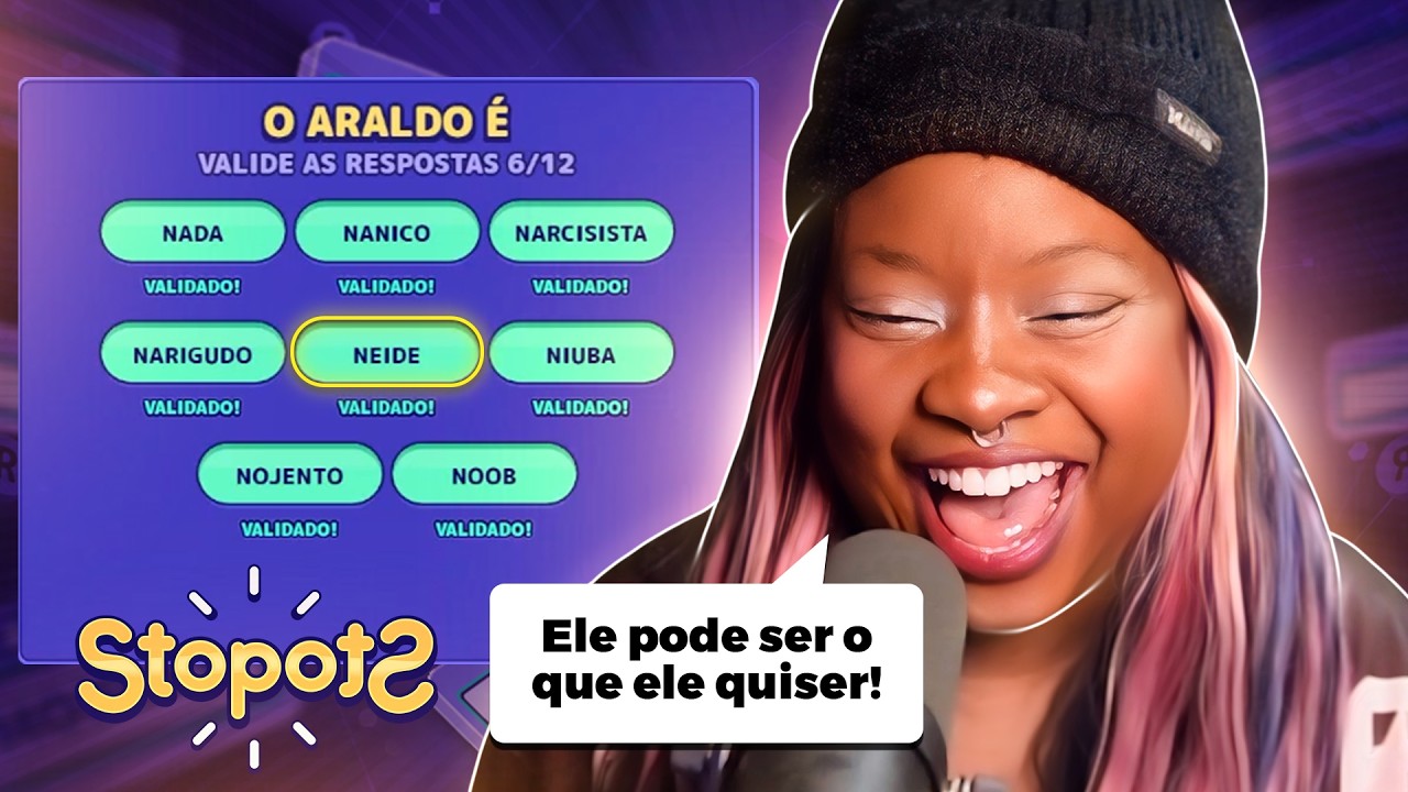 JOGANDO STOP COM OS PLAYERS DE ARKANIS | StopotS